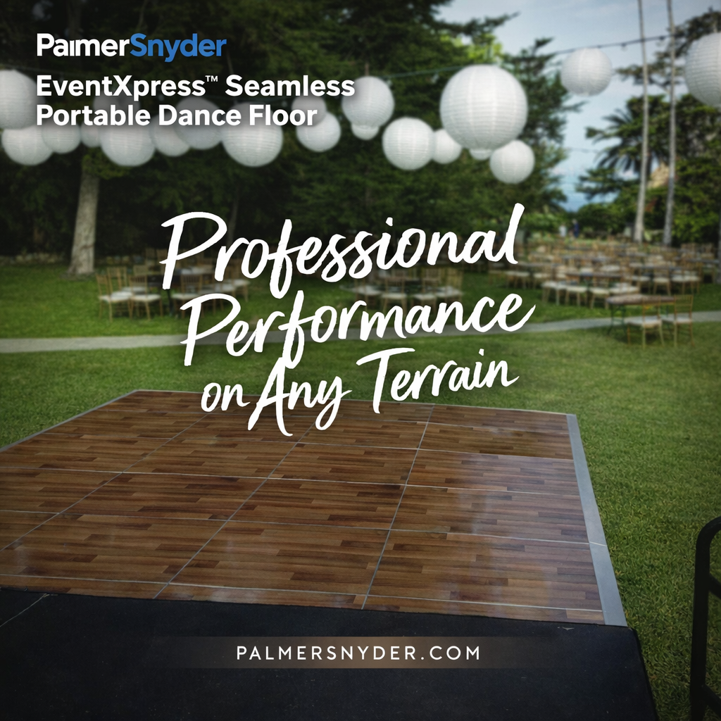 EventXpress™ Seamless Portable Dance Floor by Palmer Snyder — Professional Performance on Any Terrain