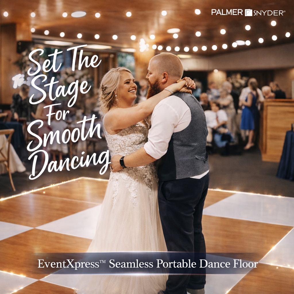 EventXpress™ Seamless Portable Dance Floor by Palmer Snyder — Set The Stage For Smooth Dancing